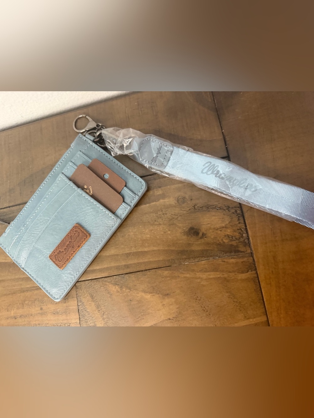 Wrangler Montana west blue/grey wallet wristlet new card holder